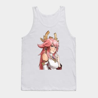 Sketchy Yae Miko Tank Top